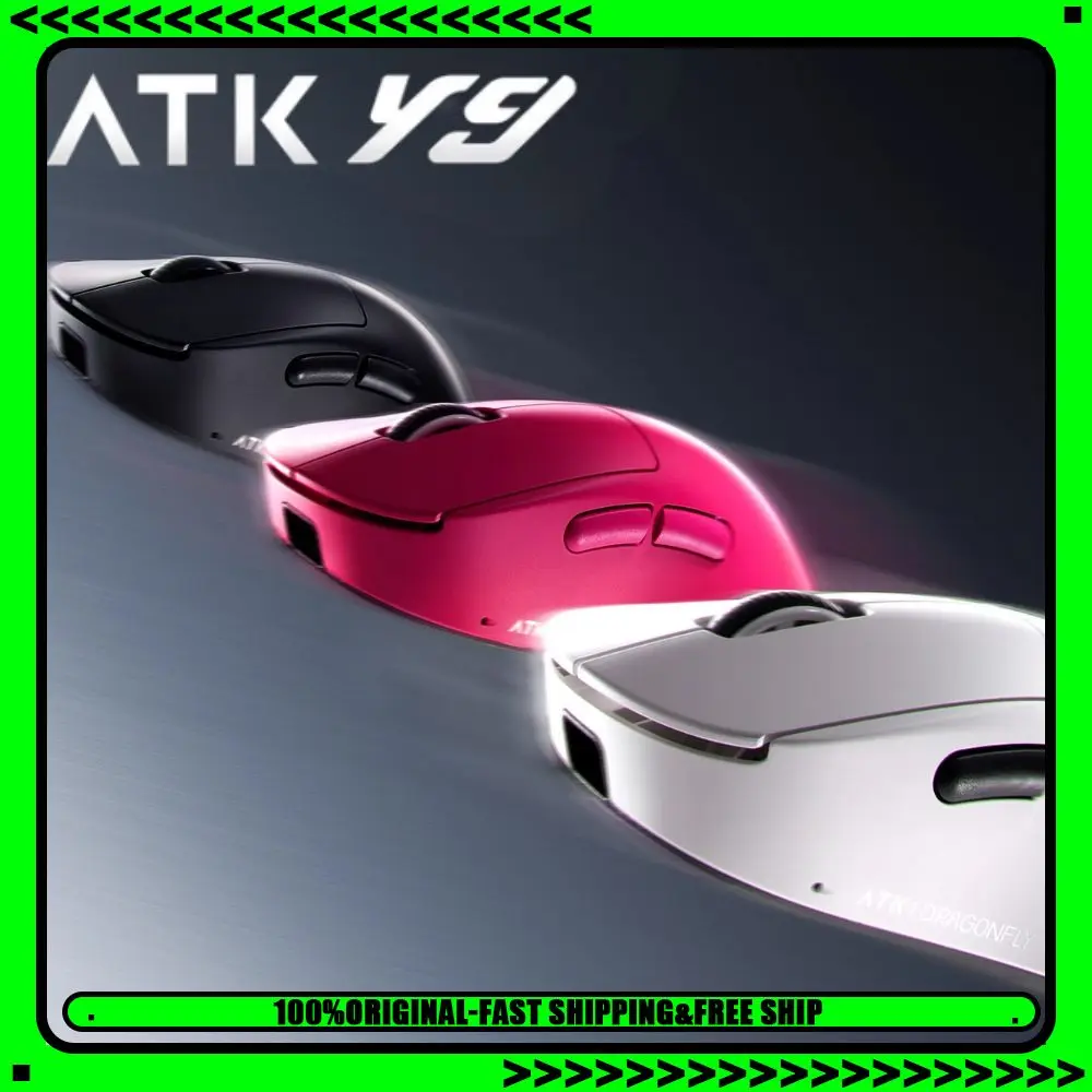 Gaming Accessories To Gift - ATK Dragonfly Y9 ワイヤレスマウス 3 モード人間工学に基づいたデュアル