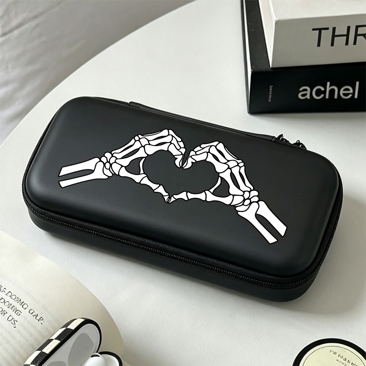 Gaming Accessories Bag - ポータブルキャリングケース ポータブルトラベルゲームアクセサリー収納バッグ ニンテンドースイッチライト/OLED用 メッシュポケット付き