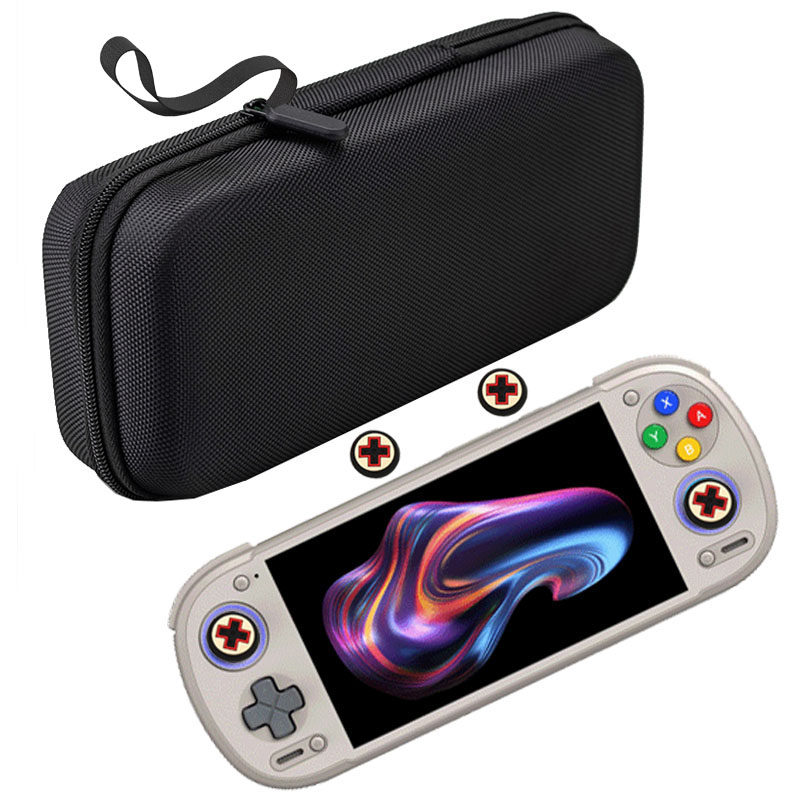 Gaming Accessories Bag - EVA ハードポーチバッグケース Retroid Pocket 6 ハンドヘルドゲームコンソール収納ゲームアクセサリー用