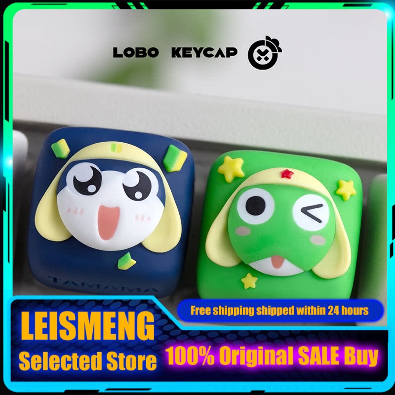 Gaming Accessories To Gift - けろろテーマのアニメキーキャップメカニカルキーボード樹脂カスタマイズされたかわいいキーキャップ PC ゲームキーボードアクセサリーギフトコレクション