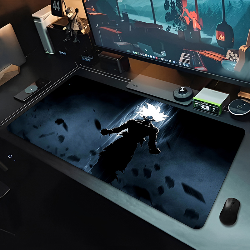 DBZ ブラックアニメマウスパッドドラゴンボール大型 PC  - Gaming Accessories Anime のレビューと価格