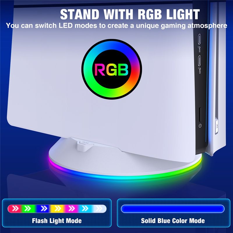 AED7-PS5スリム/PS5プロコンソール用RGBライト付 - Gaming Accessories Lights のレビューと価格