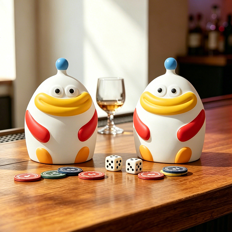必須アイテム 可愛いぽっちゃりアヒル レジン製 ダイスシェイ - Gaming Accessories Must Have のレビューと価格