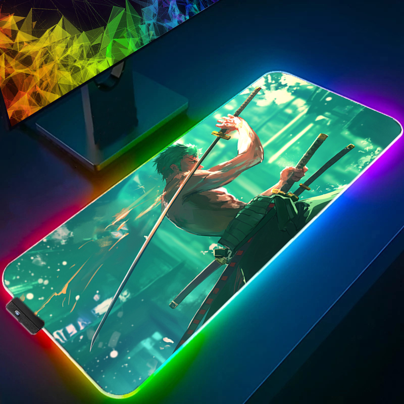 ワンピースゾロマウスパッド RGB ゲームアクセサリー Ga - Gaming Accessories Lights のレビューと価格