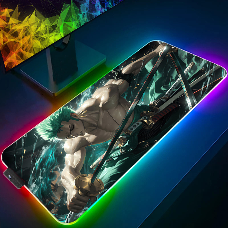 ワンピースゾロマウスパッド RGB ゲームアクセサリー Ga - Gaming Accessories Lights のレビューと価格