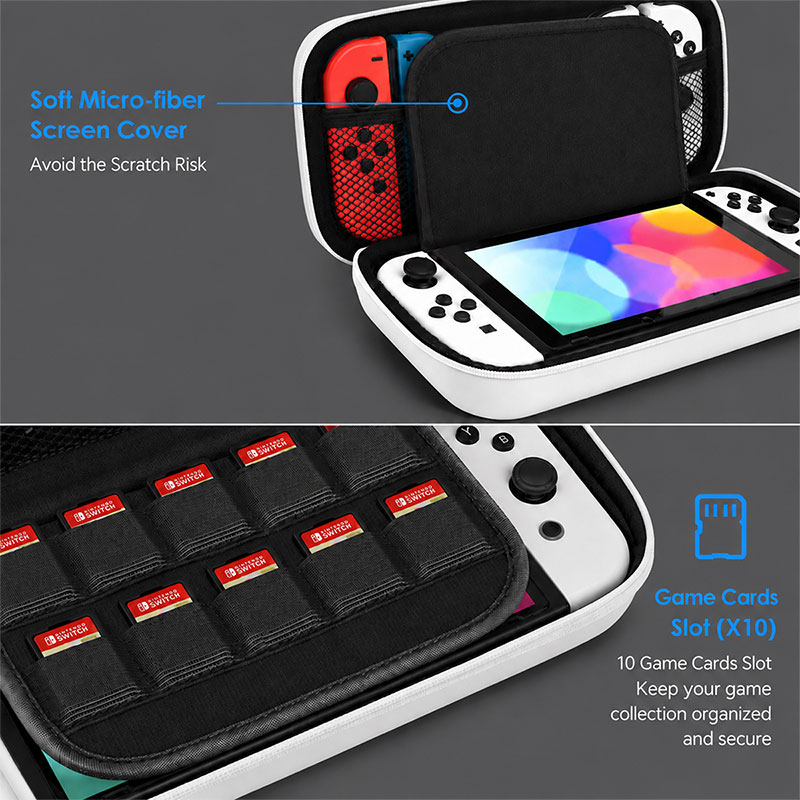 Nintendo Switch Lite/OLED用ポータブ - Gaming Accessories Bag のレビューと価格