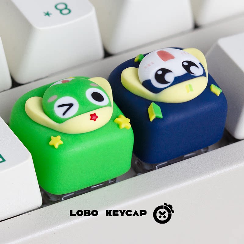 けろろテーマのアニメキーキャップメカニカルキーボード樹脂カス - Gaming Accessories To Gift のレビューと価格
