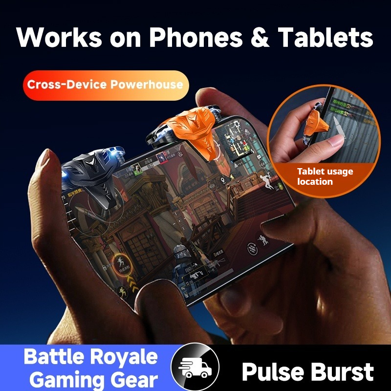 タブレット携帯電話ゲームボタンバーストパルスボタンマシンは、 - Gaming Accessories For Free Fire のレビューと価格
