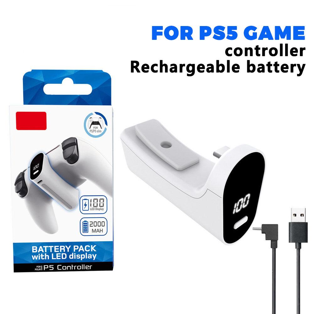 PS5 ゲームコントローラー充電バッテリー 2000mAh  - Gaming Accessories Lights のレビューと価格