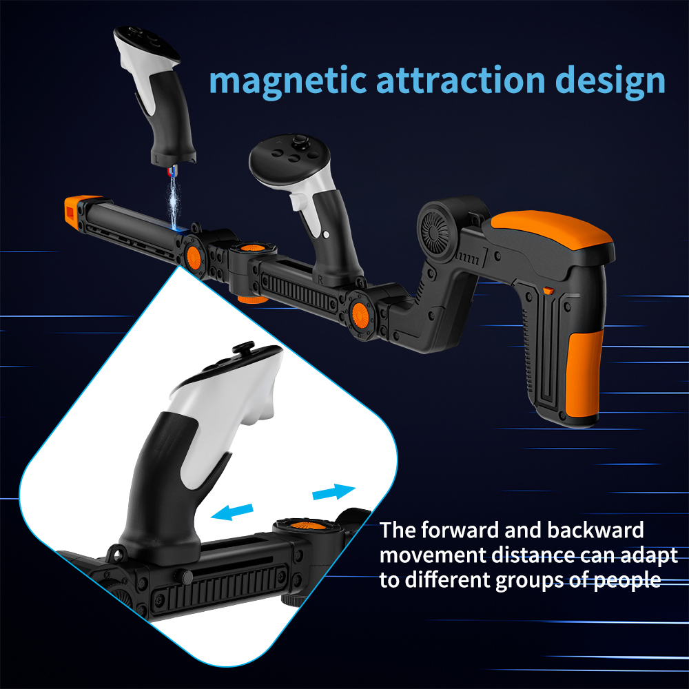 新バージョン VR ゲーム体験 磁気 VR ゲーム ライフル - Gaming Accessories To Gift のレビューと価格