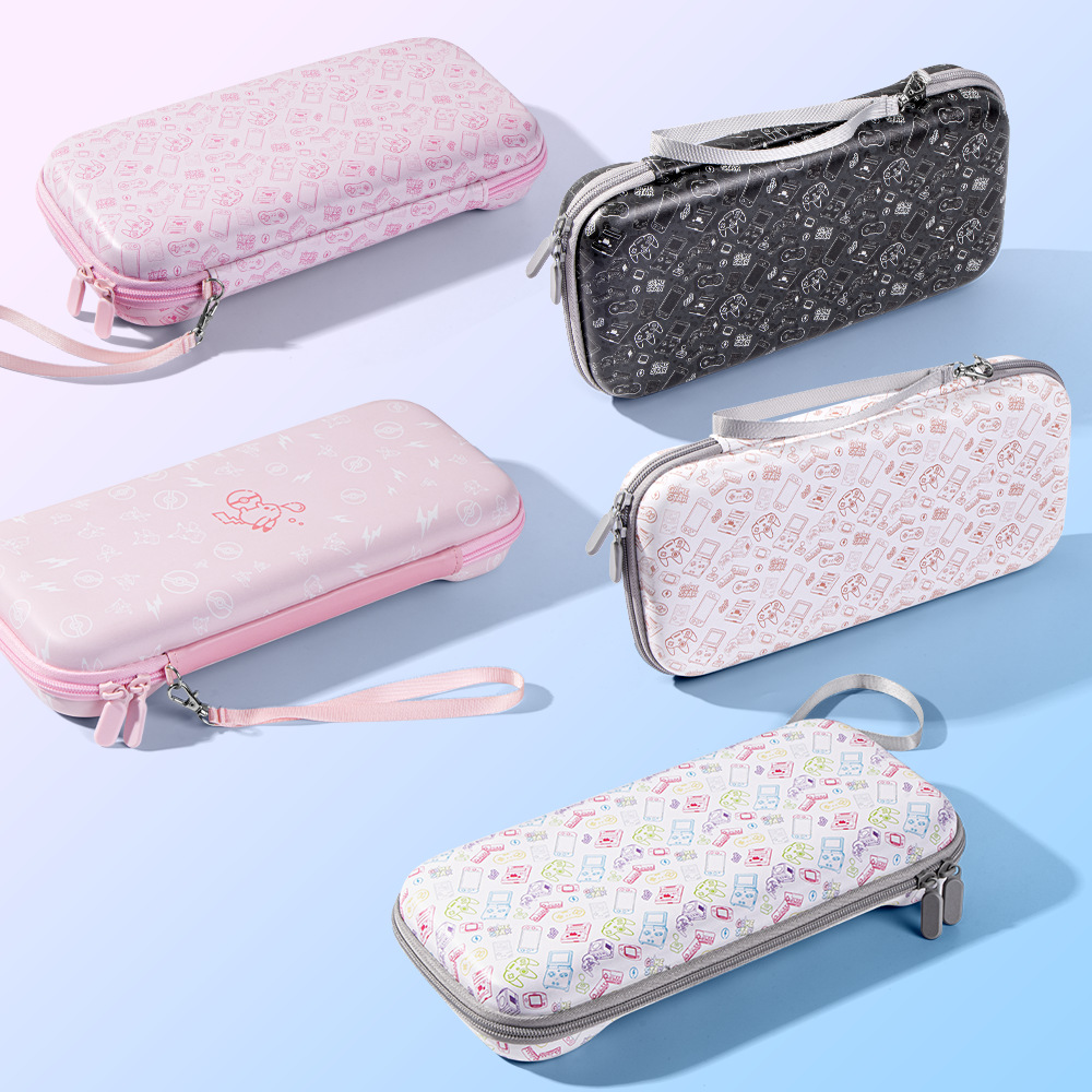 ポータブルクラシックプリントEVAハードゲームコンソール収納 - Gaming Accessories Bag のレビューと価格