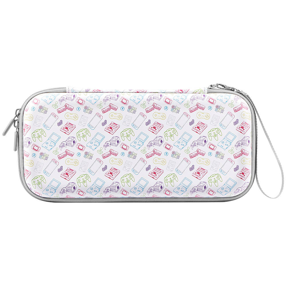 ポータブルクラシックプリントEVAハードゲームコンソール収納 - Gaming Accessories Bag のレビューと価格