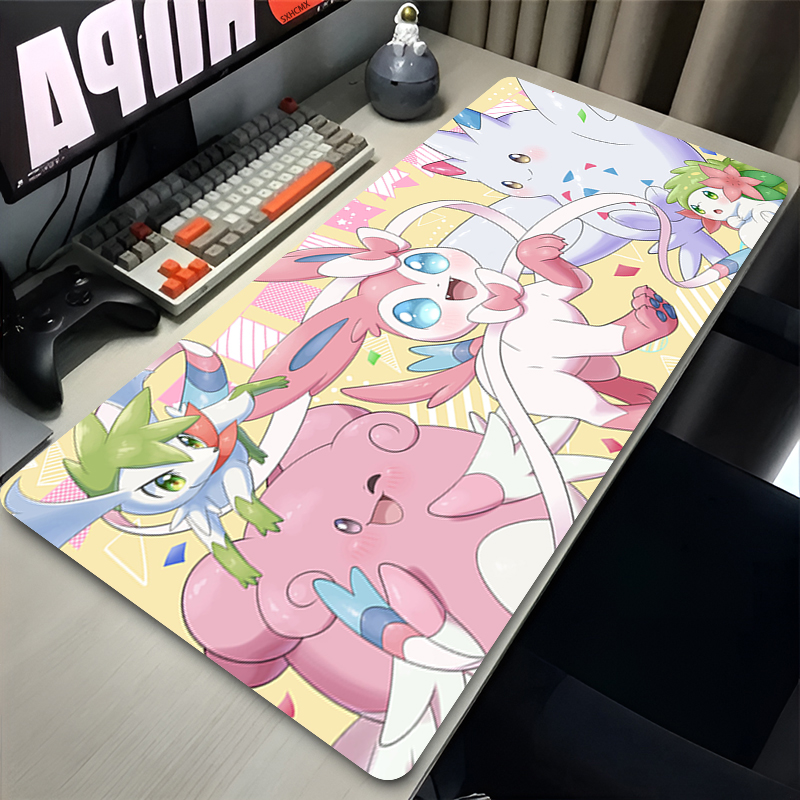 大型ピンクかわいいマウスパッド XXL ゲームコンピュータア - Gaming Accessories Kawaii のレビューと価格