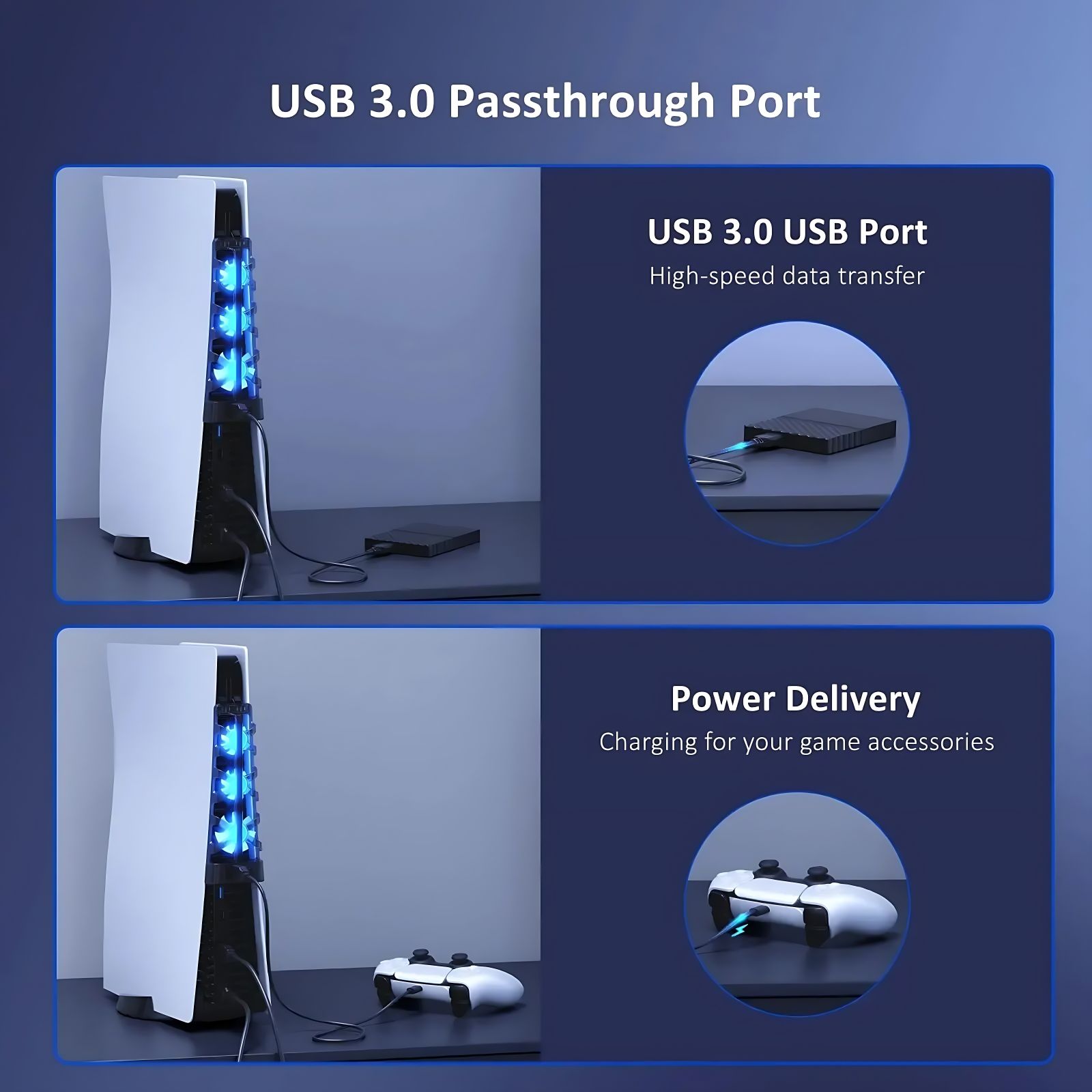 PS5用ディスク版とデジタル版の両方に対応するLEDライト付 - Gaming Accessories Lights のレビューと価格