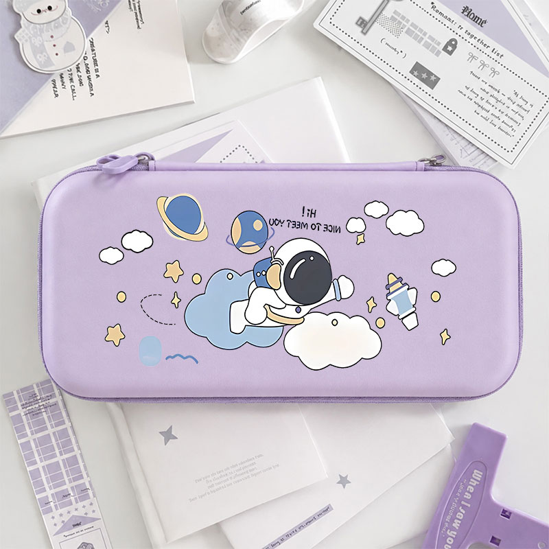 マカロンカラーのハード収納バッグ ポータブルトラベルゲームア - Gaming Accessories Bag のレビューと価格