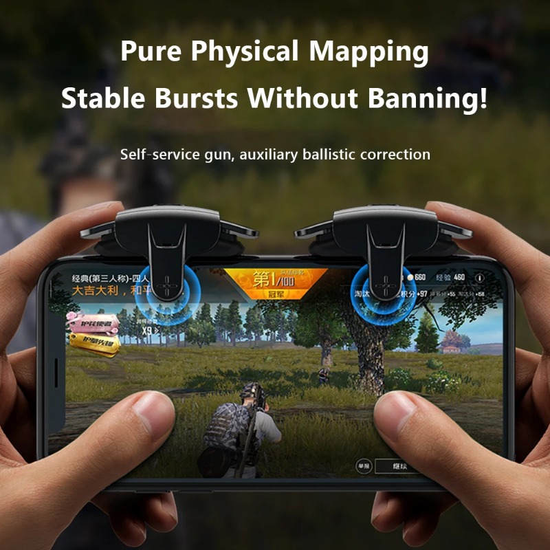 AK05ゲームコントローラー PUBGモバイル用 携帯電話射 - Gaming Accessories For Free Fire のレビューと価格