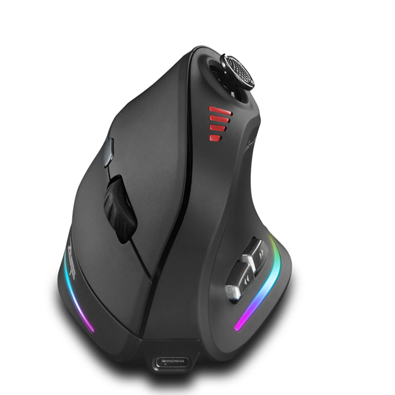 Jomaa RGB バックライト付きワイヤレス垂直マウスコン - Gaming Accessories Tablet のレビューと価格