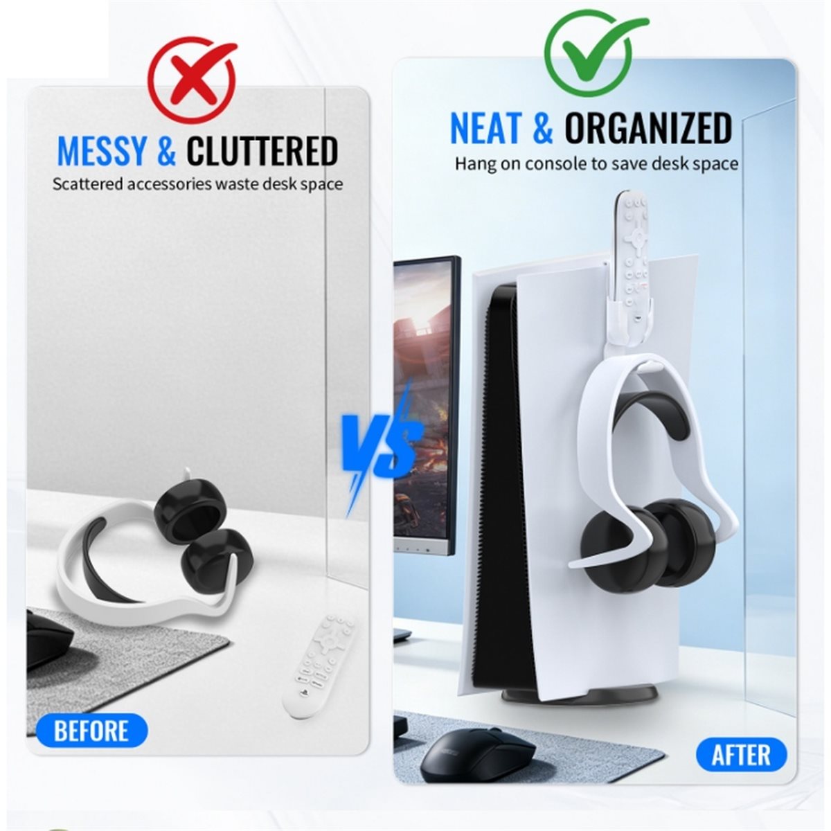 PHONE&GEAR アクセサリー用ヘッドフォンスタンドマウ - Gaming Accessories Manufacturers のレビューと価格