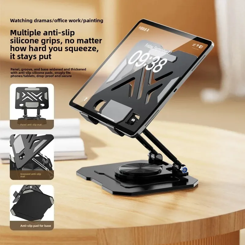 360 °   iPad用回転タブレットスタンド、調整可能折 - Gaming Accessories Tablet のレビューと価格